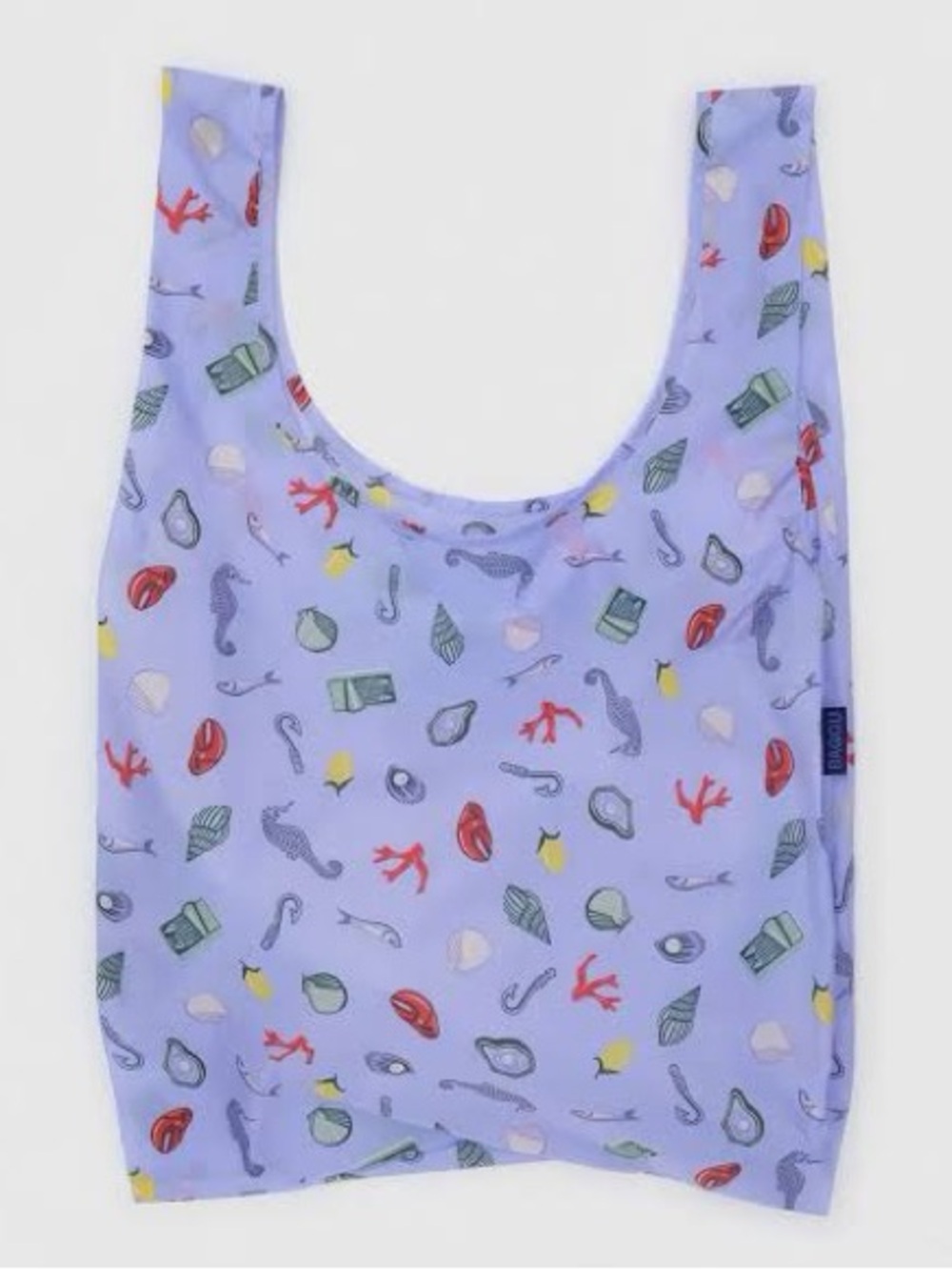 BAGGU Lavender Reusable Tote with Sea charms